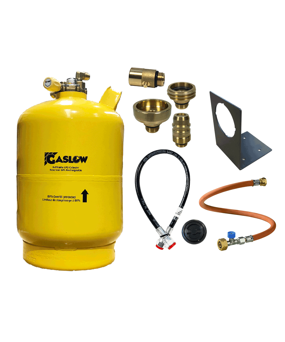 Gaslow 6Kg Set inkl. Halterung