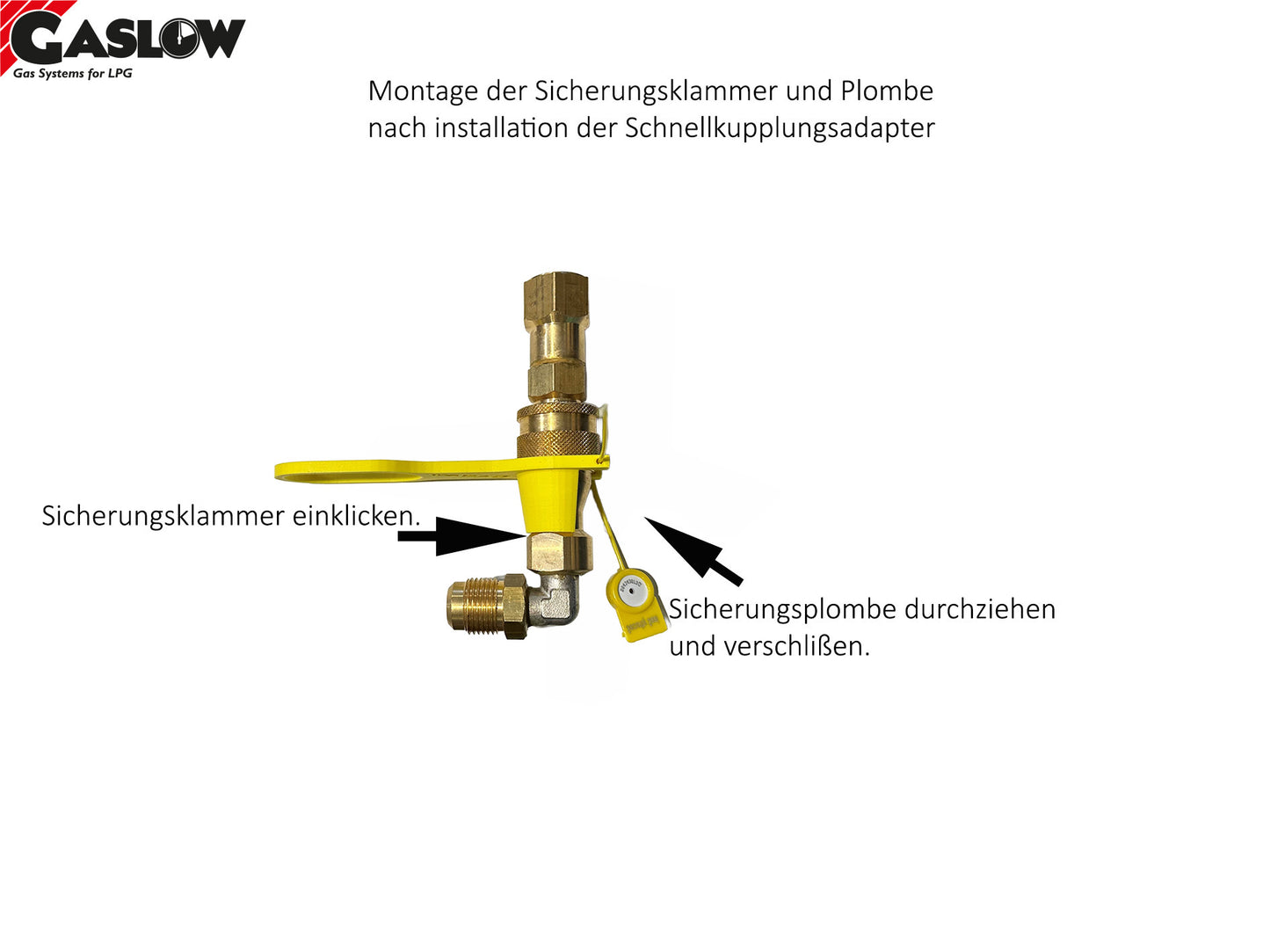 Außenfüllanschluss Gaskastentür, gewinkelt